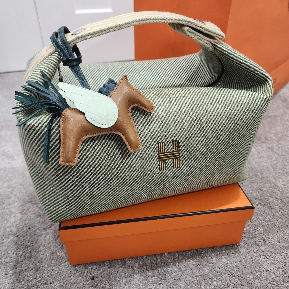 Auth Hermes Bag/Pouch Bride a Brac L